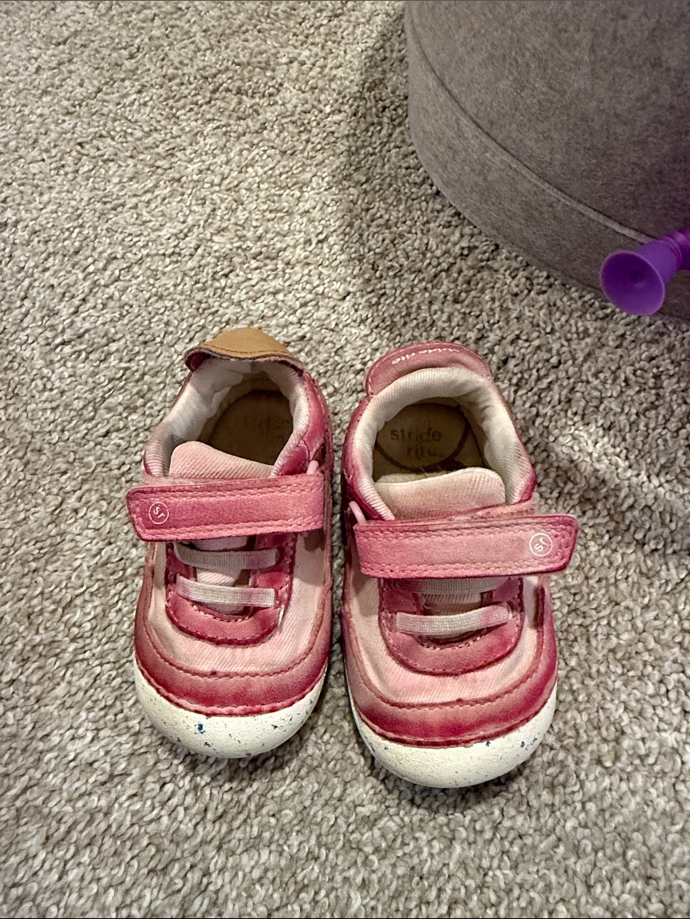 Stride Rite Pink Toddler Velcro Sneakers